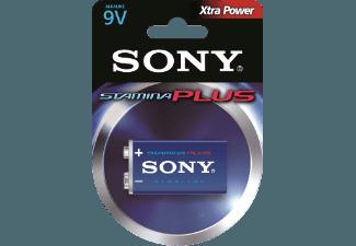 SONY 1er Blister Alkaline Stamina Plus E-Block, E, 6LR61, 9 V Batterie E, 6LR61