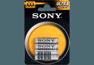 SONY 4er Blister Zink-Chlorid AAA Micro, 1,5 V Batterien AAA Micro