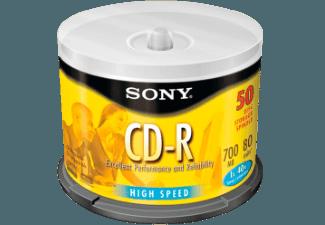 SONY 50CDQ80SP CD-R 50er Spindel CD-R 50x CD-R Medien, SONY, 50CDQ80SP, CD-R, 50er, Spindel, CD-R, 50x, CD-R, Medien