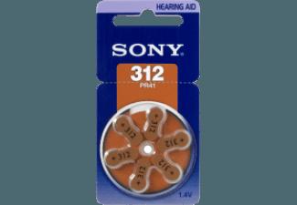 SONY 6er Blister Hörgerätbatterien 4V, 165mAh Hörgerätebatterie, SONY, 6er, Blister, Hörgerätbatterien, 4V, 165mAh, Hörgerätebatterie