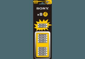 SONY 8 2 Zink-Kohle AAA Micro, 1,5 V Batterie AAA Micro