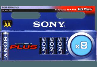 SONY 8er Multipack Blister Stamina Plus Mignon, AA, LR6, 1,5 V Batterie AA, LR6, SONY, 8er, Multipack, Blister, Stamina, Plus, Mignon, AA, LR6, 1,5, V, Batterie, AA, LR6