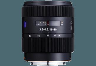 SONY Carl Zeiss® F3,5-4,5/16-80mm SAL 1680Z.AE Standardzoom für Sony A-Mount (24 mm- 120 mm, f/3.5-4.5), SONY, Carl, Zeiss®, F3,5-4,5/16-80mm, SAL, 1680Z.AE, Standardzoom, Sony, A-Mount, 24, mm-, 120, mm, f/3.5-4.5,