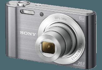 SONY DSC-W810 S.CE3  Silber (20.1 Megapixel, 6x opt. Zoom, 6.7 cm TFT-LCD)