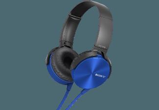 SONY MDR-XB450APL Extra-Bass Kopfhörer blau Kopfhörer Blau