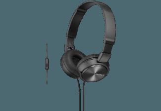 SONY MDR-ZX310APB Kopfhörer mit Headset schwarz Kopfhörer Schwarz