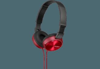 SONY MDR-ZX310R On-Ear-Kopfhörer rot Kopfhörer Rot, SONY, MDR-ZX310R, On-Ear-Kopfhörer, rot, Kopfhörer, Rot