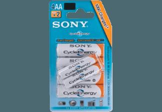 SONY Nickel-Metallhydrid Akkus, 4er Blister AA Mignon 2100 mAh   2er AAA Micro 800 mAh, Multi Use Premium Akku AA Mignon, AAA Micro