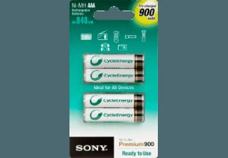 SONY Nickel-Metallhydrid Akkus, 4er Blister AAA Micro, Multi Use Premium, 900 mAh Akku AAA Micro, SONY, Nickel-Metallhydrid, Akkus, 4er, Blister, AAA, Micro, Multi, Use, Premium, 900, mAh, Akku, AAA, Micro