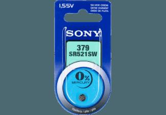 SONY Silber-Oxid Knopfzelle, Code 379, Quecksilberfrei, 1er Blister Knopfzelle