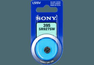 SONY Silber-Oxid Knopfzelle, Code 395, Quecksilberfrei, 1er Blister Knopfzelle