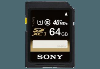 SONY Speicherkarte 64 GB SF64U , Class 10, 64 GB, SONY, Speicherkarte, 64, GB, SF64U, Class, 10, 64, GB