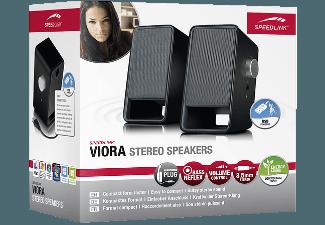 SPEEDLINK SL 8011 BK VIORA Stereo-Lautsprecher