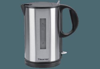 SUNTEC 29905 WAK-9905 Wasserkocher Silber/Schwarz (1850-2200 Watt, 1.5 Liter)