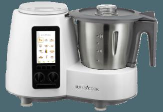 SUPERCOOK 07054 SC110 plus Yumi Multifunktions-Küchenmaschine Weiß 1000 Watt