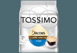 TASSIMO Jacobs Caffè Crema mild Kaffeekapseln Jacobs Caffè Crema Sanft und Mild (Tassimo Maschinen (T-Disc System))