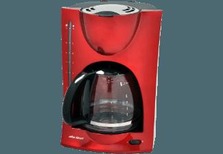 TEAM-KALORIK SC KA 1050 R Filterkaffeemaschine Rot/Metallic (Glaskanne)