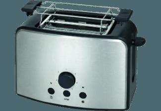 TEAM-KALORIK SC TO 2500 S Toaster Edelstahl/Schwarz (800 Watt, Schlitze: 2)