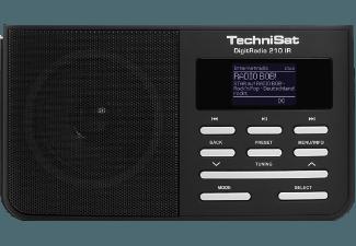 TECHNISAT DigitRadio 210 IR Digitalradio (DAB, FM Tuner, Digital Band III, DAB, DAB , UKW, Schwarz/Silber)