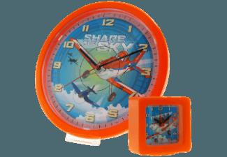 TECHNOTRADE Set Planes Wanduhr und Wecker