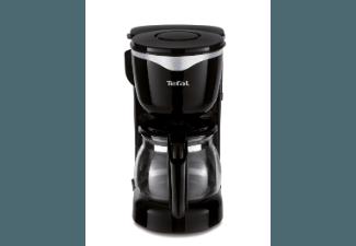 TEFAL CM 3408 Mini Kaffeemaschine Edelstahl/Schwarz (Glaskanne)