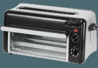 TEFAL TL 6008 Toast N' Grill Toaster Schwarz (1.3 kW, Schlitze: 2)