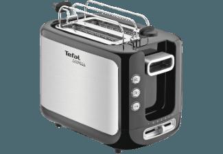 TEFAL TT 3650 Toaster Edelstahl (850 Watt, Schlitze: 2 Toastschlitze (130 x 32 x 105 mm))