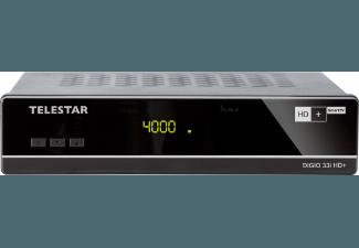 TELESTAR Digio 33i HD  Sat-Receiver (HDTV, PVR-Funktion, HD  Karte inklusive, DVB-S, Schwarz), TELESTAR, Digio, 33i, HD, Sat-Receiver, HDTV, PVR-Funktion, HD, Karte, inklusive, DVB-S, Schwarz,