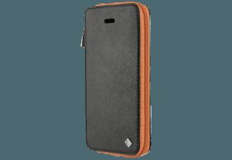 TELILEO 3512 Zip Case Hochwertige Echtledertasche iPhone 5/5S