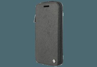 TELILEO 3566 Zip Case Hochwertige Echtledertasche Galaxy S4 mini