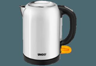 UNOLD 18121 Bullet Wasserkocher Weiß glänzend (2200 Watt, 1.7 Liter)