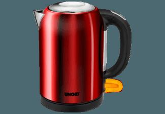 UNOLD 18122 Bullet Wasserkocher Rot metallic (2200 Watt, 1.7 Liter)