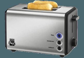 UNOLD 38015 ONYX KOMPAKT Toaster Silber (850 Watt, Schlitze: 2)