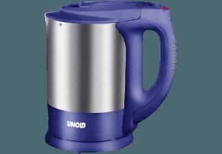 UNOLD 8158 Wasserkocher Blau metallic (2200 Watt, 1.7 Liter)