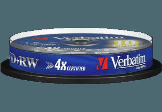 VERBATIM 43488 DVD RW 10er Spindel DVD RW 10 er Spindle, VERBATIM, 43488, DVD, RW, 10er, Spindel, DVD, RW, 10, er, Spindle