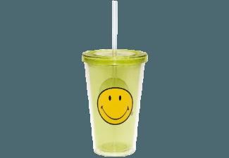 ZAK! 6187-0850 Smiley Trinkbecher mit Trinkhalm