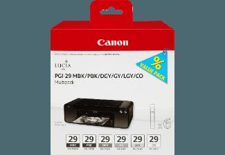CANON 4868B005 PGI-29 MBK/PBK/DGY/GY/LGY MULTI Tintenkartusche Schwarz