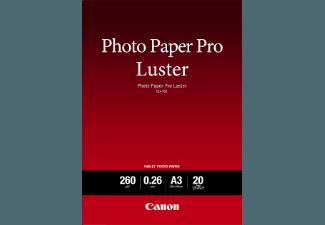 CANON 6211B007AA LU 101 A3, 20 BLATT Fotopapier Weiß, CANON, 6211B007AA, LU, 101, A3, 20, BLATT, Fotopapier, Weiß