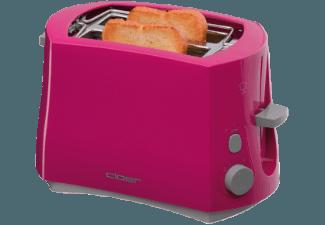 CLOER 3317-1 Toaster Pink (825 Watt, Schlitze: 2), CLOER, 3317-1, Toaster, Pink, 825, Watt, Schlitze:, 2,