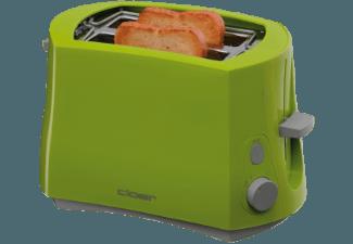 CLOER 3317-4 Toaster Grün (825 Watt, Schlitze: 2), CLOER, 3317-4, Toaster, Grün, 825, Watt, Schlitze:, 2,