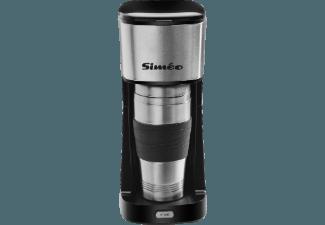 DOMENA CF 120 Kaffeemaschine Schwarz/Silber ()