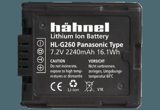 HÄHNEL HL-G260 Akku für Panasonic (Li-Ion, 7.2 Volt, 2240 mAh)