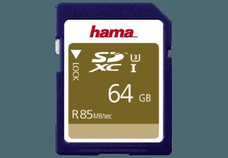 HAMA 114949 SDXC 64GB UHS Speed Class 3 UHS-I 85MB/s , Class 3, 64 GB
