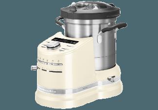 KITCHENAID 5KCF0103EAC/4 Artisan Küchenmaschine mit Kochfunktion Creme 1500 Watt