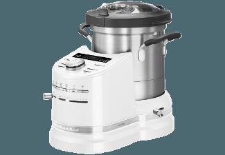 KITCHENAID 5KCF0103EFP/4 Artisan Küchenmaschine mit Kochfunktion Weiß 1500 Watt