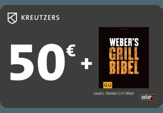 KREUTZERS 50€ Fleisch- und Genussgutschein inkl. Weber's Grill Bibel Weber's Grill Bibel, KREUTZERS, 50€, Fleisch-, Genussgutschein, inkl., Weber's, Grill, Bibel, Weber's, Grill, Bibel