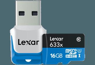 LEXAR LSDMI16GBBEU633R Micro-SDHC 16 GB, LEXAR, LSDMI16GBBEU633R, Micro-SDHC, 16, GB