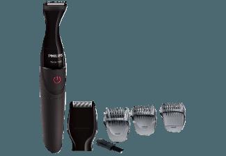 PHILIPS MG 1100/16 Bartstyler Schwarz/Rot