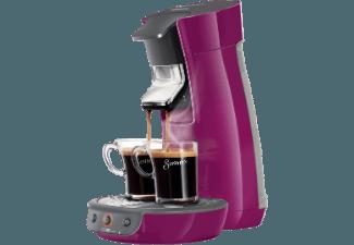 PHILIPS Senseo Viva Café HD7825/72 Kaffeepadmaschine (0.9 Liter, Cassis)