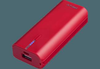 PNY P-B5200-2TR01-RB PowerPack/Powerbank/mobiles Laden/Ersatzbatterie/Ersatzakku 5.200 mAh Rot, PNY, P-B5200-2TR01-RB, PowerPack/Powerbank/mobiles, Laden/Ersatzbatterie/Ersatzakku, 5.200, mAh, Rot